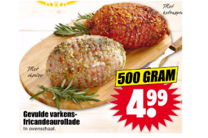 gevulde varkensfricandeaurollade