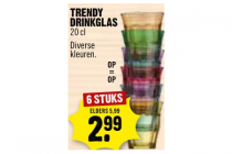 trendy drinkglas