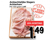 ambachtelijke slagers achterham
