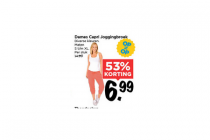 dames capri joggingbroek