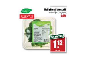 daily fresh broccoli