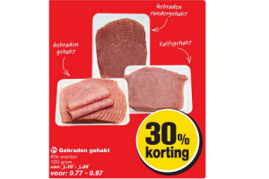 gebraden gehakt