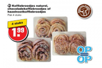 koffiebroodjes naturel chocoladekoffiebroodjes of hazelnootkoffiebroodjes