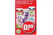 campina yomild yokidrink magere fruitmelk of karnemelk bosvruchten