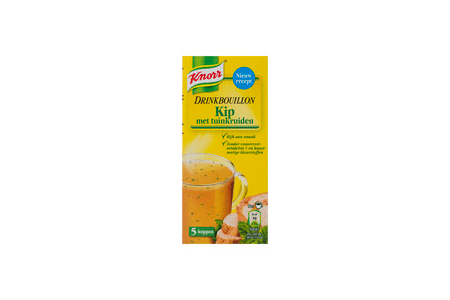 knorr drinkbouillon kip met tuinkruiden