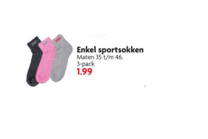 enkel sportsokken