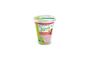 sojade soja yoghurt framboos passievrucht