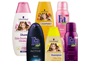 fa deodorant of shower of schwarzkopf shampoo of cremespoeling