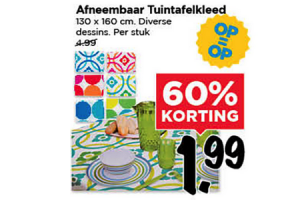 afneembaar tuintafelkleed