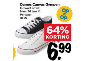 dames canvas gympen