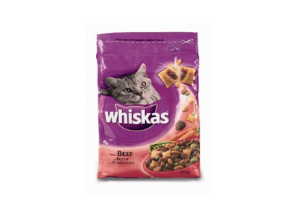 whiskas droge brokjes rund en worteltjes 300gr