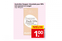 australian snapper chocolade puur 55 met zeezout en nougat