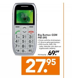 big button gsm pm 595