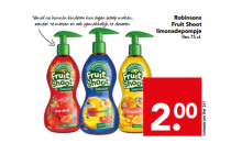 robinsons fruit shoot limonadepompje