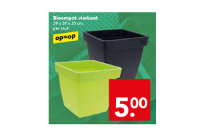 bloempot vierkant