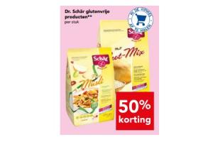 dr. schar glutenvrije producten