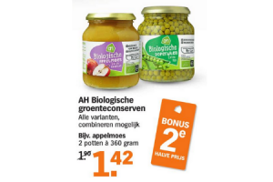 biologische groenteconserven