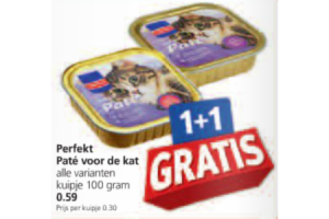 perfekt pate voor de kat