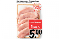 hamlappen of fricandeau