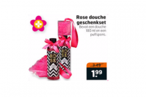 rose douche geschenkset
