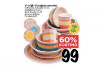 vrolijk voorjaarsservies