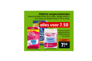 gillette wegwerpmesjes