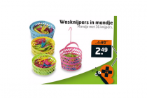wasknijpers in mandje