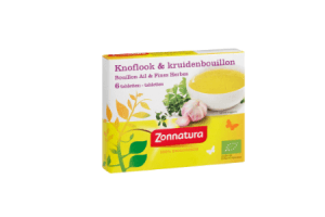 zonnatura knoflook en kruiden bouillon