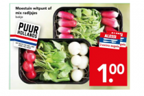 moestuin witpunt of mix radijsjes