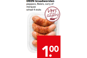 deen braadworsten