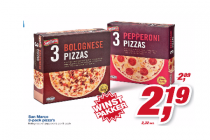 san marco 3 pack pizzas