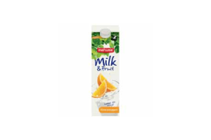 melkunie milk and fruit sinaasappel