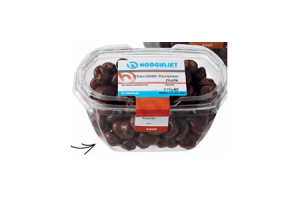 chocoladepindas of rozijnen