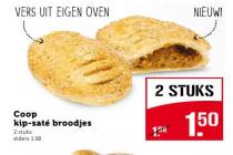 coop kip sate broodjes