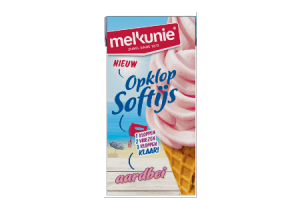 melkunie opklop softijs aardbei