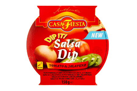 casa fiesta salsa dip tomato  jalapeno
