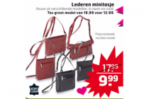 lederen minitasje
