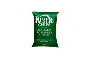 kettle chips sea salt rosemary  garlic