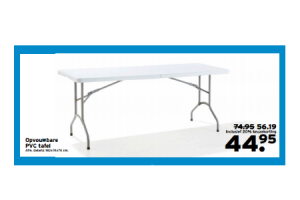 opvouwbare pvc tafel