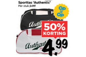 sporttas authentic