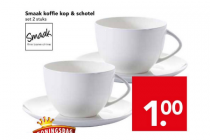 smaak koffie kop schotel