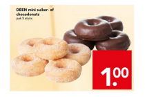 deen mini suiker of chocodonuts