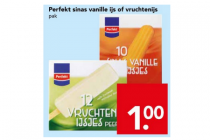 perfekt sinas vanille ijs of vruchtenijs