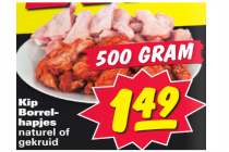 merkloos kip borrelhapjes