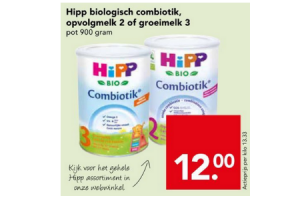 hipp biologisch combiotik opvolgmelk 2 of groeimelk 3