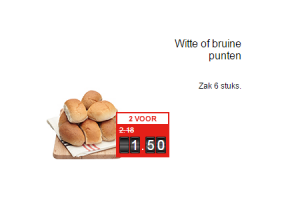 witte of bruine punten