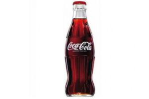 coca cola 25 cl. glazen fles