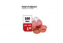 snijworst of salami