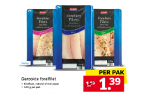 gerookte forelfilet