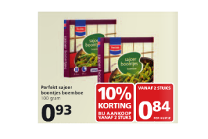 perfekt sajoer boontjes boemboe